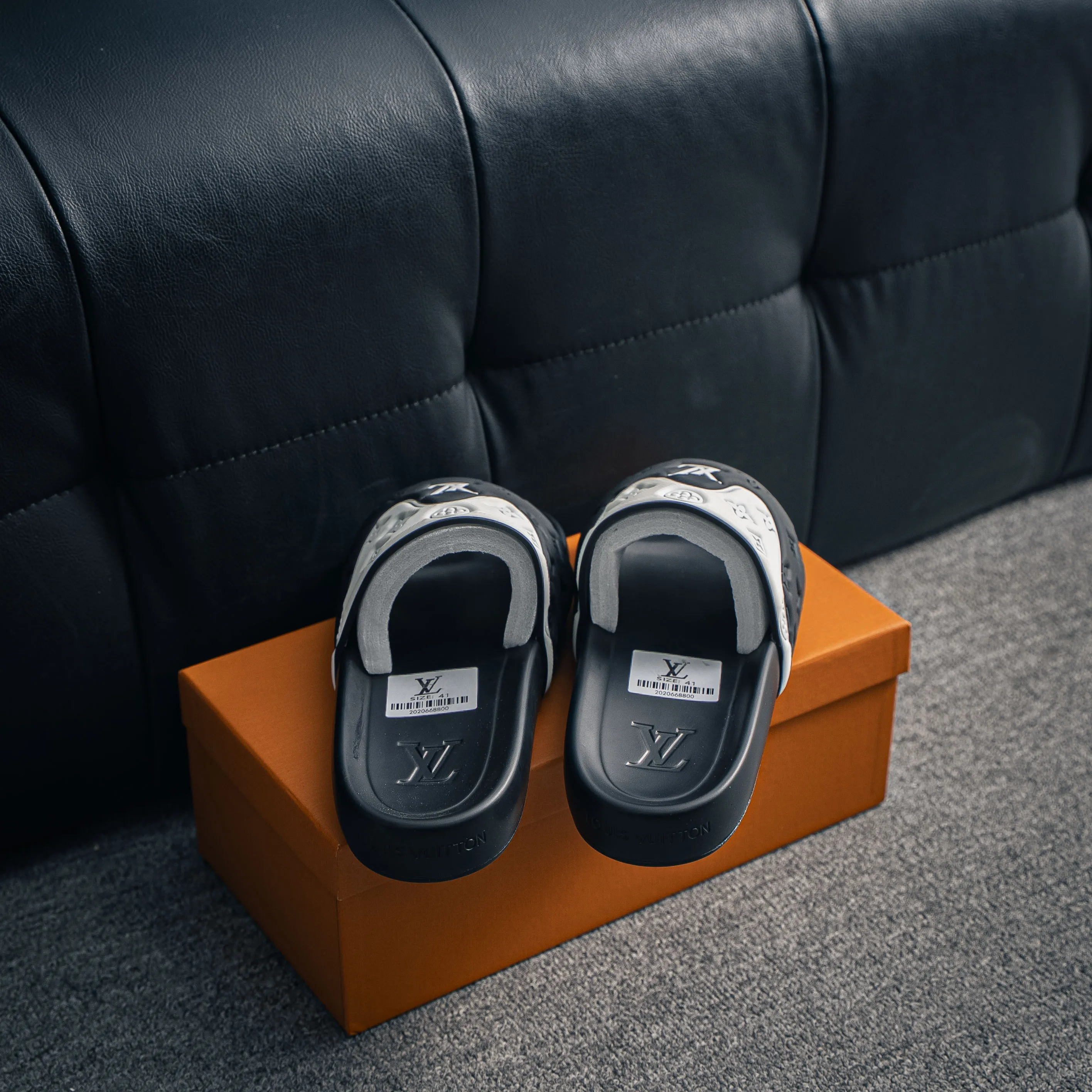 YS 【YS 】 LV Monogram Shoes Black White Shoes ✦ Waterfront ✦ Shoes Monogram ， ✦